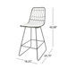 Yearning - Iron Counter Stool With Water Resistant Cushion