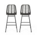 Sawtelle - Outdoor Wicker Barstools (Set of 2)