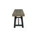 Cloud - Outdoor Bench With Acacia Wood Frame And Slat Panel Design
