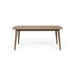 Placidity - Outdoor Expandable Dining Table With Slatted Tabletop And Tapered Legs