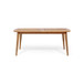 Placidity - Outdoor Expandable Dining Table With Slatted Tabletop And Tapered Legs