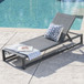 Chaise Lounge With 5 Reclining Positions, Outdoor Patio Lounge Chairs