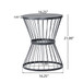 Lassen - Modern Outdoor Side Table With Hourglass Design