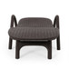 Polypropylene Resin Chaise Lounge With Hand Crafted Details - Dark Brown