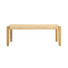 Angie - Bench Outdoor Seating Acacia Wood Faux Rattan - Teak