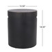 Outdoor End Table With Cutout Handle - Copper
