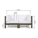 Oana - 2 Piece Loveseat Set With Water Resistant Cushions