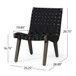 Outdoor 3 Piece Rope Weave Patio Seating Set
