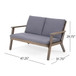 Avacyn - Outdoor Acacia Wood 4 Seater Chat Set With Cushions