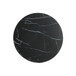 Outdoor Lightweight Concrete BMarble Effect Side Table, Living Room End Table - Black / Marble