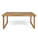 Outdoor Dining Set - Sandblast Natural Finish