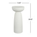 Magnesium Oxide Plant Stand - White