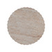 Elegant Outdoor / Indoor Lightweight Concrete Side Table With Travertine - Beige