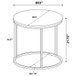 End Table - Gray / Gunmetal