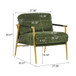 Modern Accent Chair With Cushions, Cozy Seating