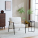 Modern Accent Chair With Cushions, Cozy Seating