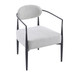 Modern Upholstered Accent Armchair With Pocket Spring Seat