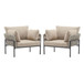 Rope Lounge Chair With Cushions For Modern Spaces