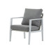 Modern Lounge Chair With Rope Accents And Cushions