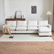Oversize Modular Free Combination Sectional Sofa Couch With Ottoman For Living Room