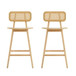Bari - Indoor Wood Barstool (Set of 2)
