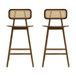 Bari - Indoor Wood Barstool (Set of 2)