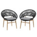 Cyril - Outdoor Papasan Style Dining Chair (Set of 2)