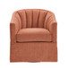 Solitude - Skirted Swivel Accent Chair With Hemp Like
