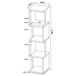 4 Tier Bookcase With Accents