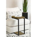 Snack Table With Industrial Base