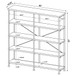 Double Wide Bookcase Shelves