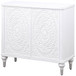 Angus - 2 Door Mandala Accent Cabinet - White