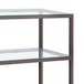 Weston - 2 Shelf Entryway Console Table - Black