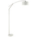 Jamison - Drum Shade Arc Adjustable Floor Lamp - Chrome