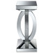 Empire - Square Side End Table - Silver