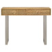 Harmony - 2 Drawer Table With Sled Base In Tones Accents - Natural