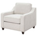 Mahaffey - Upholstered Sloped Track Arm Chair - Beige