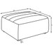 Sunny - Square Upholstered Ottoman - Ivory