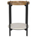 Cowper - Round End Table - Natural