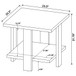 Square End Table - Mango Color