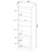 Stott - 3 Shelf Media Tower