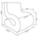 Austin - Armless Curved Chair