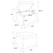 Merced - Lift Top Storage Ottoman