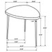 Xander - Triangular Table With Rounded Edges