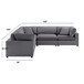 Cassandra - Modular 5 Piece Sectional