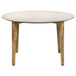 Leska - Round Coffee Table - White
