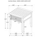 Sutter - 1 Drawer Square End Table - Dark Brown