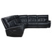 Hayden - Dual Power Reclining Sectional Sofa - Black