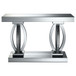 Drea - Entryway Sofa Console Table - Silver