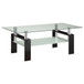 Moriah - 1 Shelf Rectangular Coffee Table - Black
